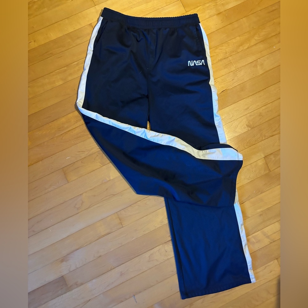Navy Blue Trackpants with NASA Detail